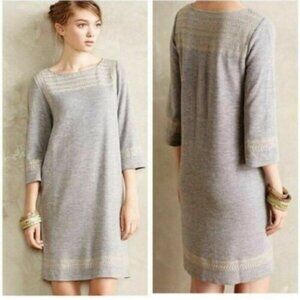 Anthropologie Edme & Esyllte Grey Sweater Dress XS